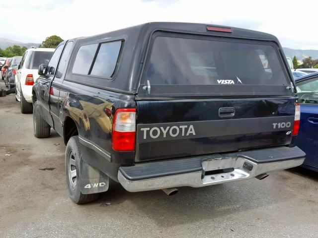 JT4UN22D2T0026456 - 1996 TOYOTA T100 XTRAC BLACK photo 3