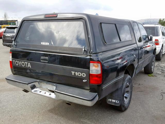 JT4UN22D2T0026456 - 1996 TOYOTA T100 XTRAC BLACK photo 4