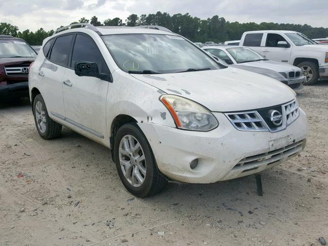 JN8AS5MT1DW537029 - 2013 NISSAN ROGUE S WHITE photo 1