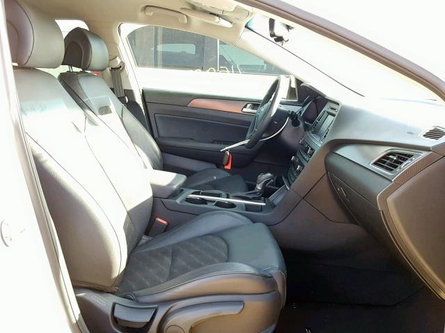 5NPE34AF0GH423519 - 2016 HYUNDAI SONATA SPO WHITE photo 5