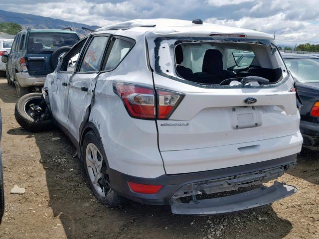 1FMCU0F70HUA51150 - 2017 FORD ESCAPE S WHITE photo 3