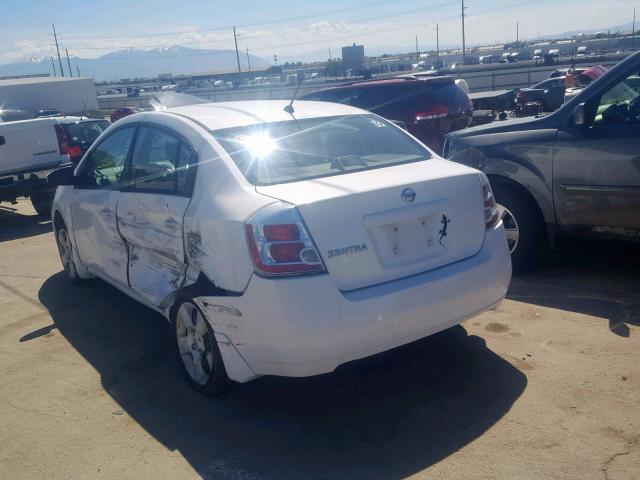 3N1AB61E68L701932 - 2008 NISSAN SENTRA 2.0 WHITE photo 3