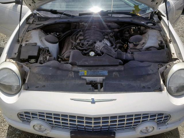 1FAHP60A23Y112014 - 2003 FORD THUNDERBIR WHITE photo 7