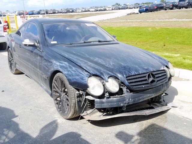 WDBPJ75J94A043143 - 2004 MERCEDES-BENZ CL 500 BLACK photo 1