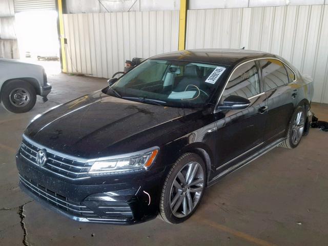 1VWDT7A3XHC042838 - 2017 VOLKSWAGEN PASSAT R-L BLACK photo 2