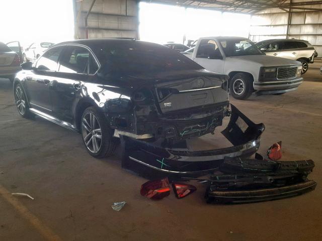 1VWDT7A3XHC042838 - 2017 VOLKSWAGEN PASSAT R-L BLACK photo 3