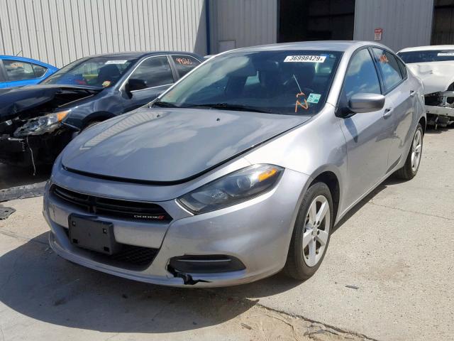 1C3CDFBB4FD309771 - 2015 DODGE DART SXT SILVER photo 2