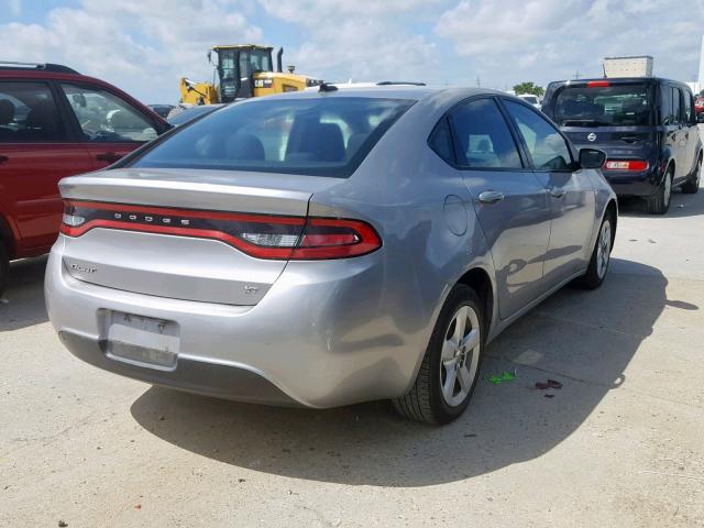 1C3CDFBB4FD309771 - 2015 DODGE DART SXT SILVER photo 4