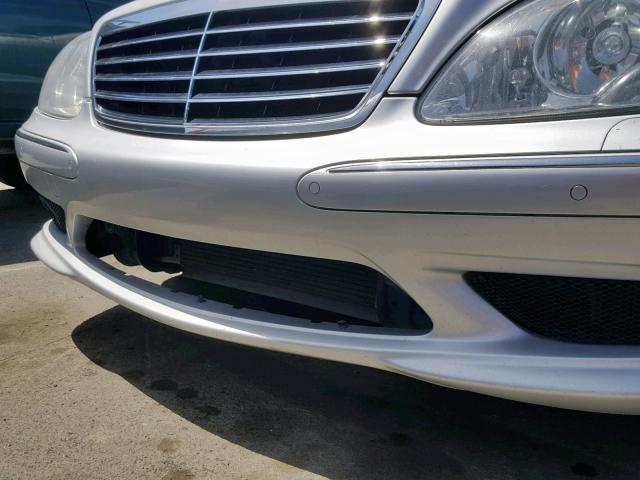 WDBNG75J76A471866 - 2006 MERCEDES-BENZ S 500 SILVER photo 9