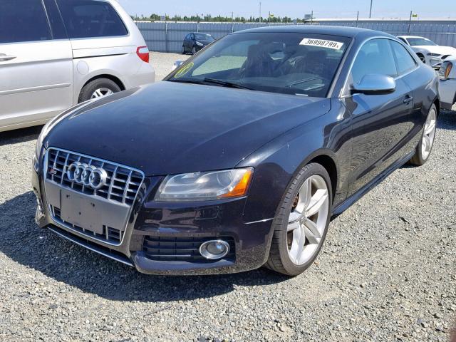 WAU3VAFR8AA009841 - 2010 AUDI S5 PRESTIG BLACK photo 2