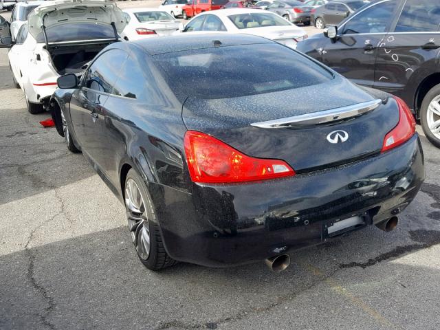 JN1CV6EK0BM212942 - 2011 INFINITI G37 BASE BLACK photo 3