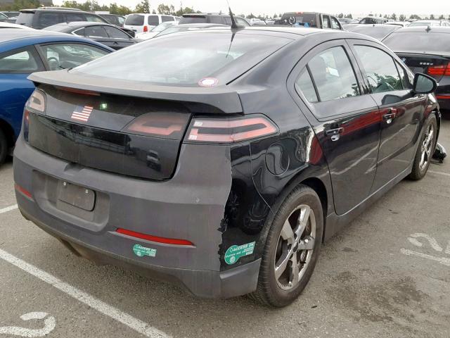 1G1RH6E42CU115266 - 2012 CHEVROLET VOLT BLACK photo 4