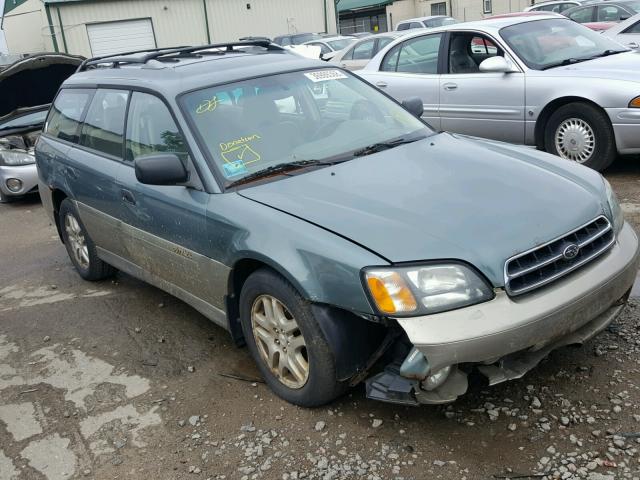 4S3BH675427635416 - 2002 SUBARU LEGACY OUT TEAL photo 1