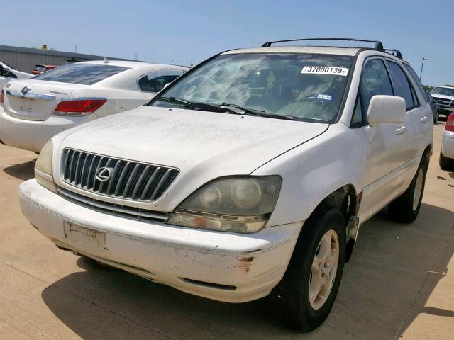 JT6GF10U4X0036880 - 1999 LEXUS RX 300 WHITE photo 2