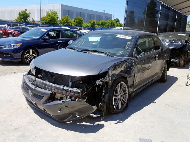 JTKJF5C77C3031444 - 2012 TOYOTA SCION TC ნაცრისფერი ფოტო 2