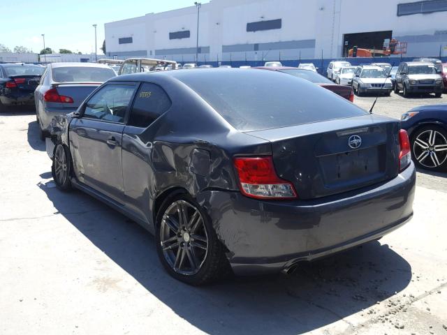 JTKJF5C77C3031444 - 2012 TOYOTA SCION TC ნაცრისფერი ფოტო 3