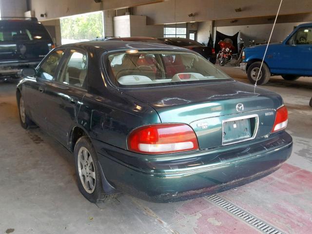 1YVGF22C9W5780425 - 1998 MAZDA 626 DX GREEN photo 3