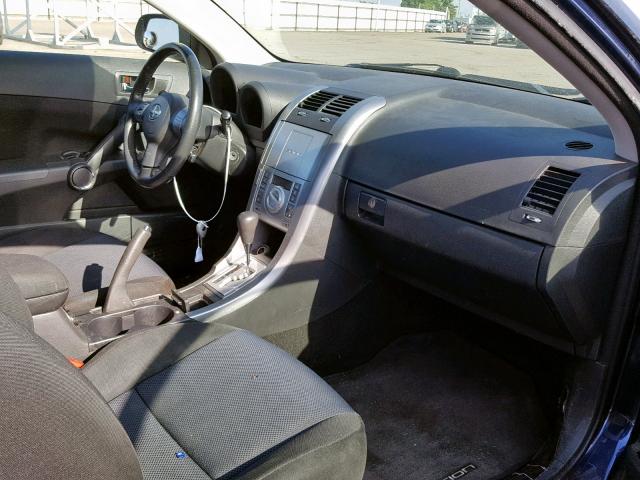 JTKDE177370215760 - 2007 TOYOTA SCION TC ლურჯი ფოტო 5