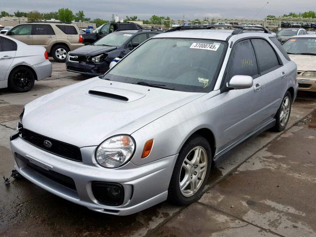 JF1GG29623H805409 - 2003 SUBARU IMPREZA WR SILVER photo 2