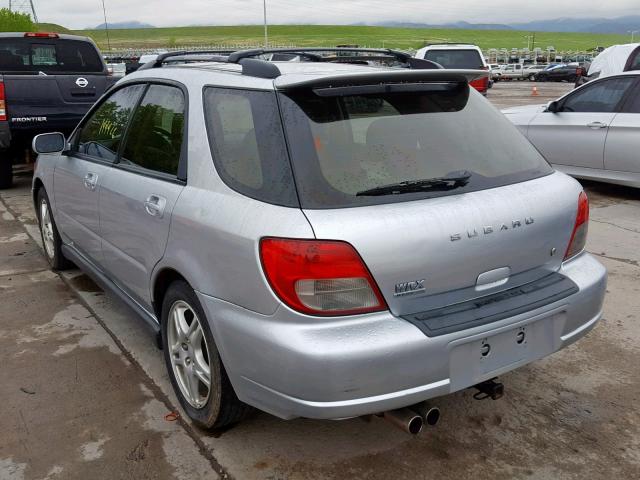 JF1GG29623H805409 - 2003 SUBARU IMPREZA WR SILVER photo 3