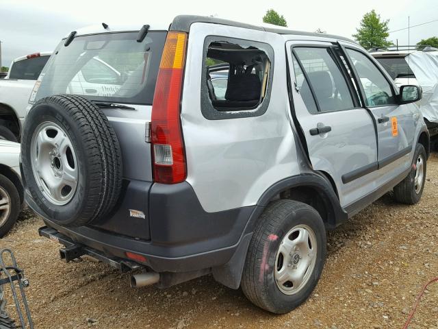 JHLRD78403C018810 - 2003 HONDA CR-V LX SILVER photo 4