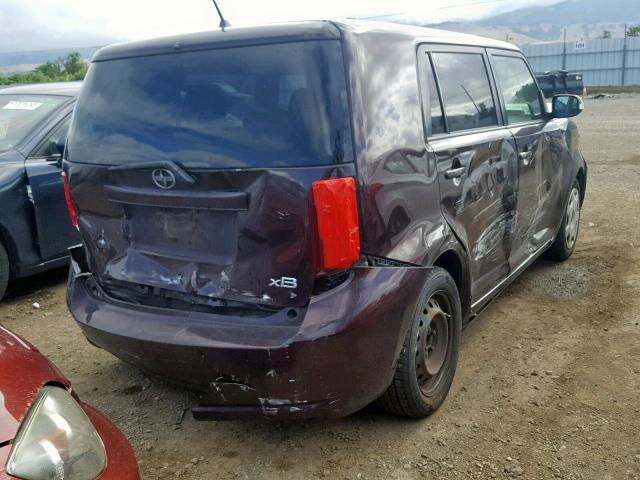 JTLKE50E981042678 - 2008 TOYOTA SCION XB 紫色 照片 4