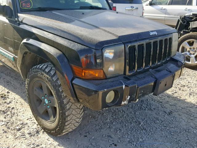 1J8HG48K96C286183 - 2006 JEEP COMMANDER 黑色 照片 9