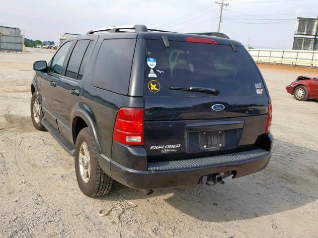 1FMZU65E42ZA64359 - 2002 FORD EXPLORER L BLACK photo 3