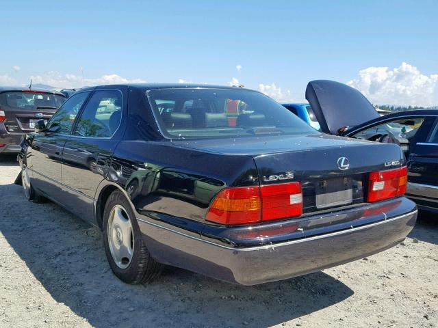 JT8BH28F9W0133823 - 1998 LEXUS LS 400 BLACK photo 3