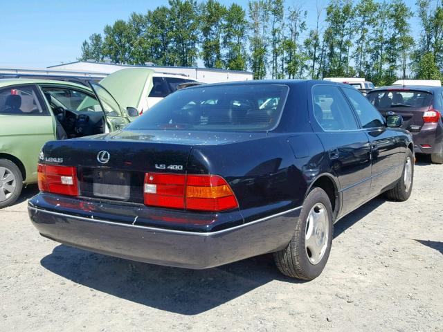 JT8BH28F9W0133823 - 1998 LEXUS LS 400 BLACK photo 4