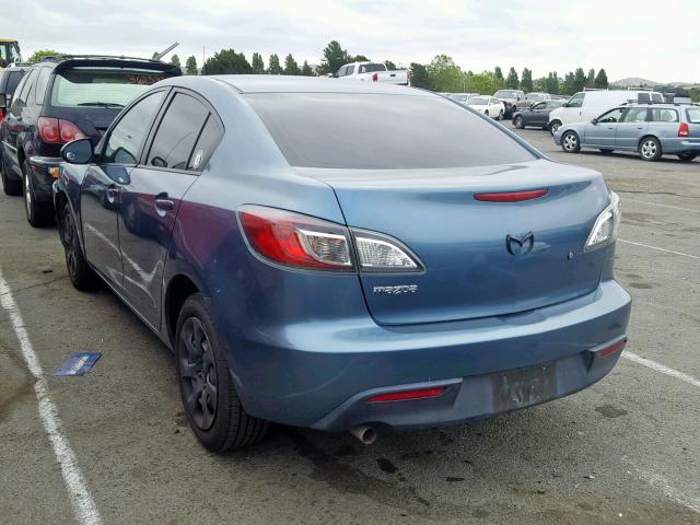 JM1BL1UG8B1491508 - 2011 MAZDA 3 I BLUE photo 3