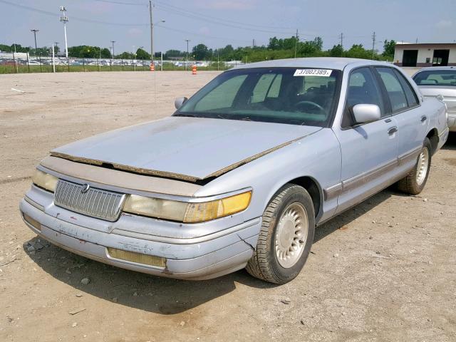 2MELM74W3RX699999 - 1994 MERCURY GRAND MARQ BLUE photo 2