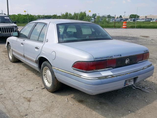 2MELM74W3RX699999 - 1994 MERCURY GRAND MARQ BLUE photo 3