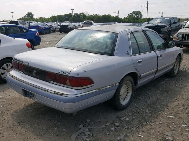 2MELM74W3RX699999 - 1994 MERCURY GRAND MARQ BLUE photo 4