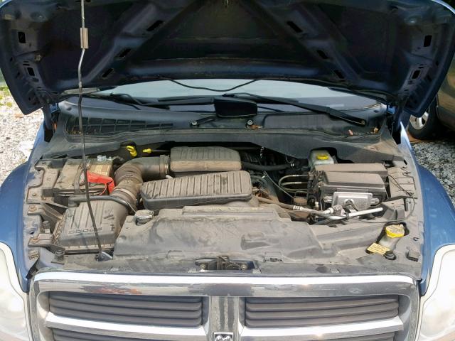 1D4HB48N06F118093 - 2006 DODGE DURANGO SL BLUE photo 7