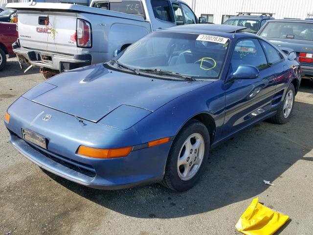 JT2SW21M2N0015541 - 1992 TOYOTA MR2 BLUE photo 2