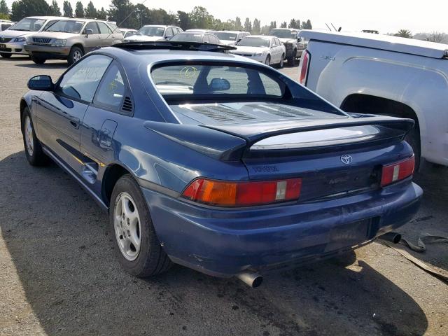 JT2SW21M2N0015541 - 1992 TOYOTA MR2 BLUE photo 3