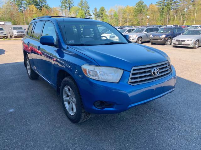 JTEDS41A182001308 - 2008 TOYOTA HIGHLANDER BLUE photo 1