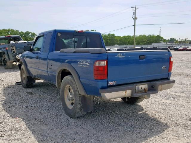 1FTZR15E51PA02083 - 2001 FORD RANGER SUP BLUE photo 3