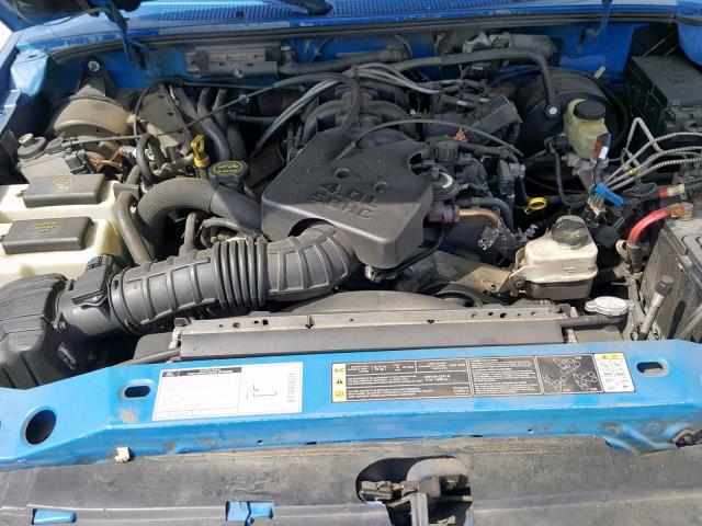 1FTZR15E51PA02083 - 2001 FORD RANGER SUP BLUE photo 7