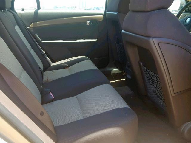 1G1ZG57B18F191601 - 2008 CHEVROLET MALIBU LS GOLD photo 6