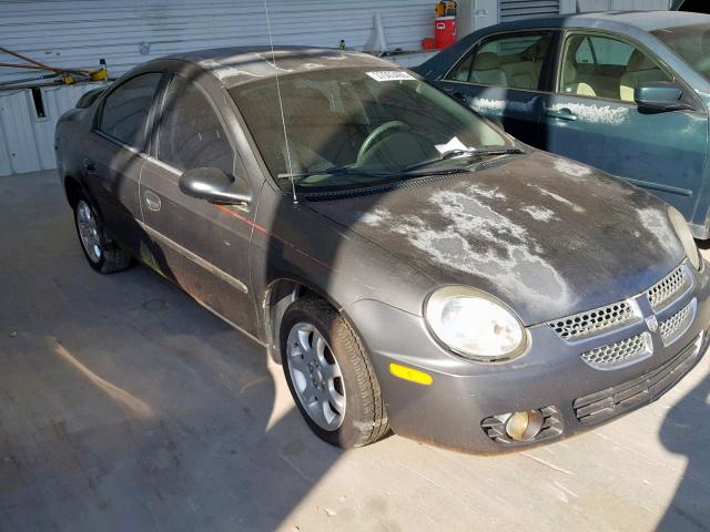 1B3ES56CX3D253923 - 2003 DODGE NEON SXT GRAY photo 1