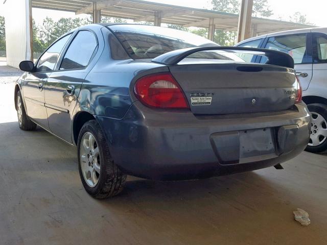 1B3ES56CX3D253923 - 2003 DODGE NEON SXT GRAY photo 3