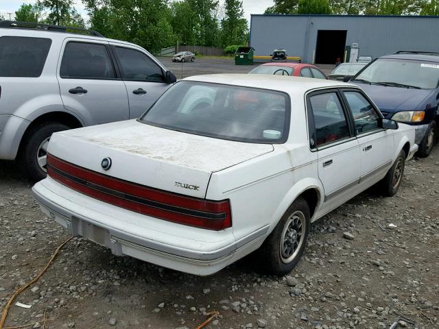 1G4AG55N9P6485565 - 1993 BUICK CENTURY SP WHITE photo 4