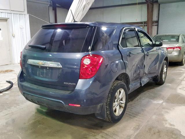 2GNFLCEK0D6355915 - 2013 CHEVROLET EQUINOX LS BLUE photo 4