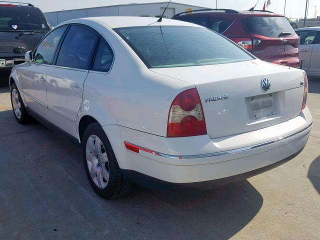 WVWRH63B31P198176 - 2001 VOLKSWAGEN PASSAT GLX 白色 照片 3