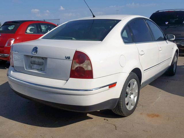 WVWRH63B31P198176 - 2001 VOLKSWAGEN PASSAT GLX 白色 照片 4