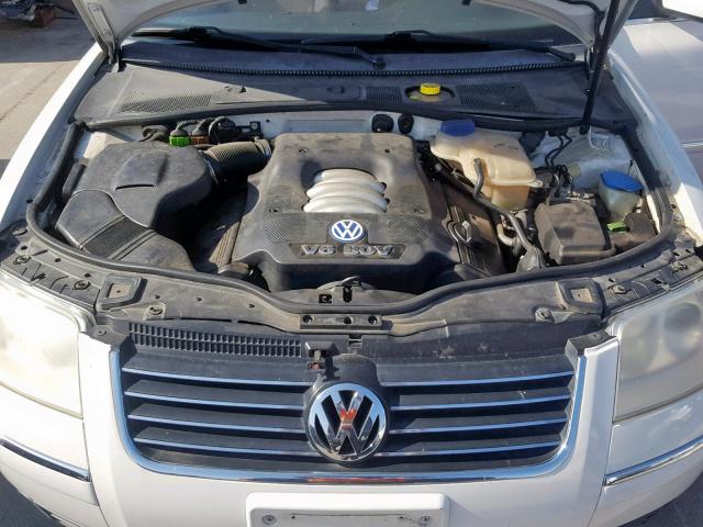 WVWRH63B31P198176 - 2001 VOLKSWAGEN PASSAT GLX 白色 照片 7