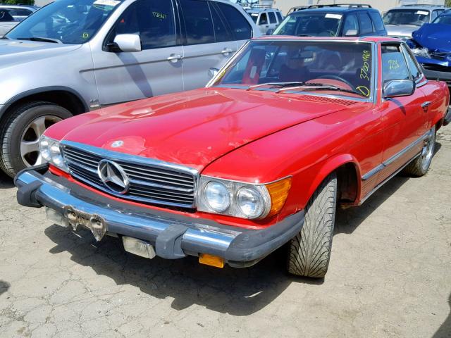 10704412052055 - 1979 MERCEDES-BENZ 450SL RED photo 2