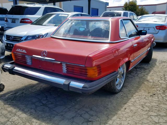 10704412052055 - 1979 MERCEDES-BENZ 450SL RED photo 4